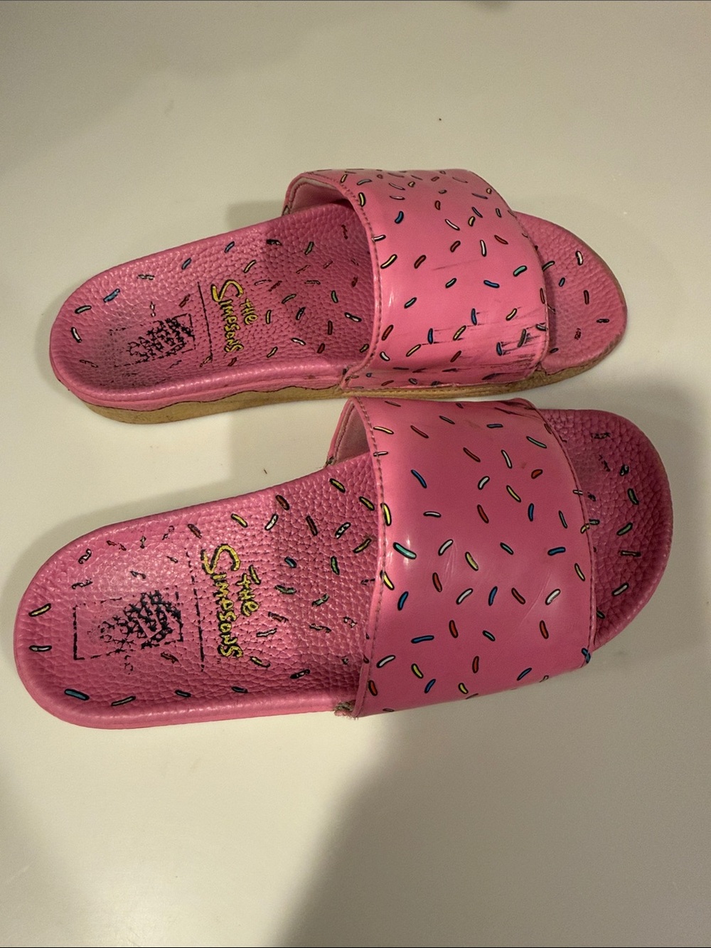 Vans Pink Sprinkle Slide Sandals